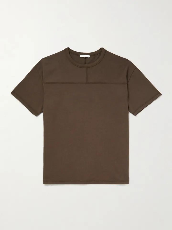 Cooper Panelled Organic Cotton-Jersey T-Shirt