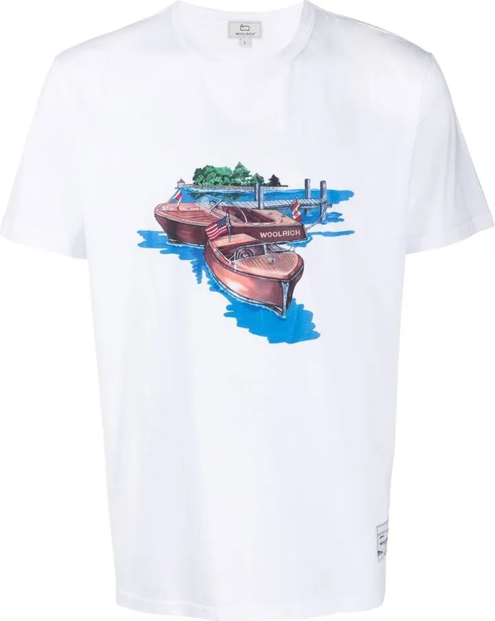 graphic-print crew-neck T-shirt