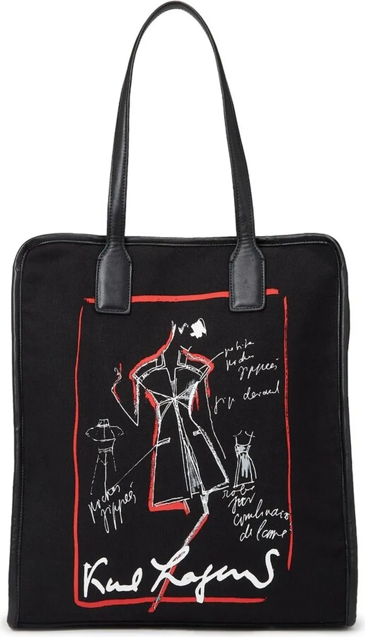 Karl Series canvas tote bag