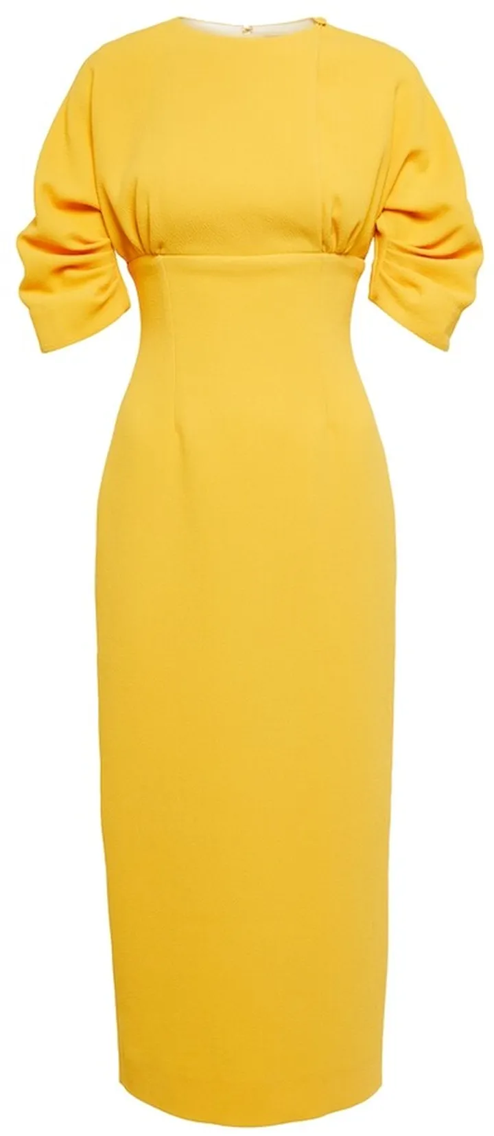 Hannah crepe midi dress