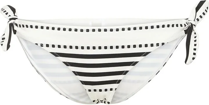 Eshe side-tie printed bikini bottoms
