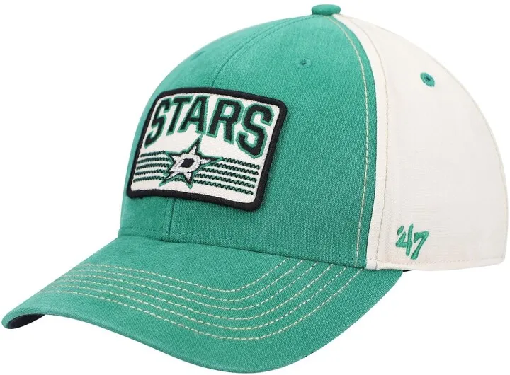 Men's '47 Kelly Green Dallas Stars Shaw Mvp Adjustable Hat