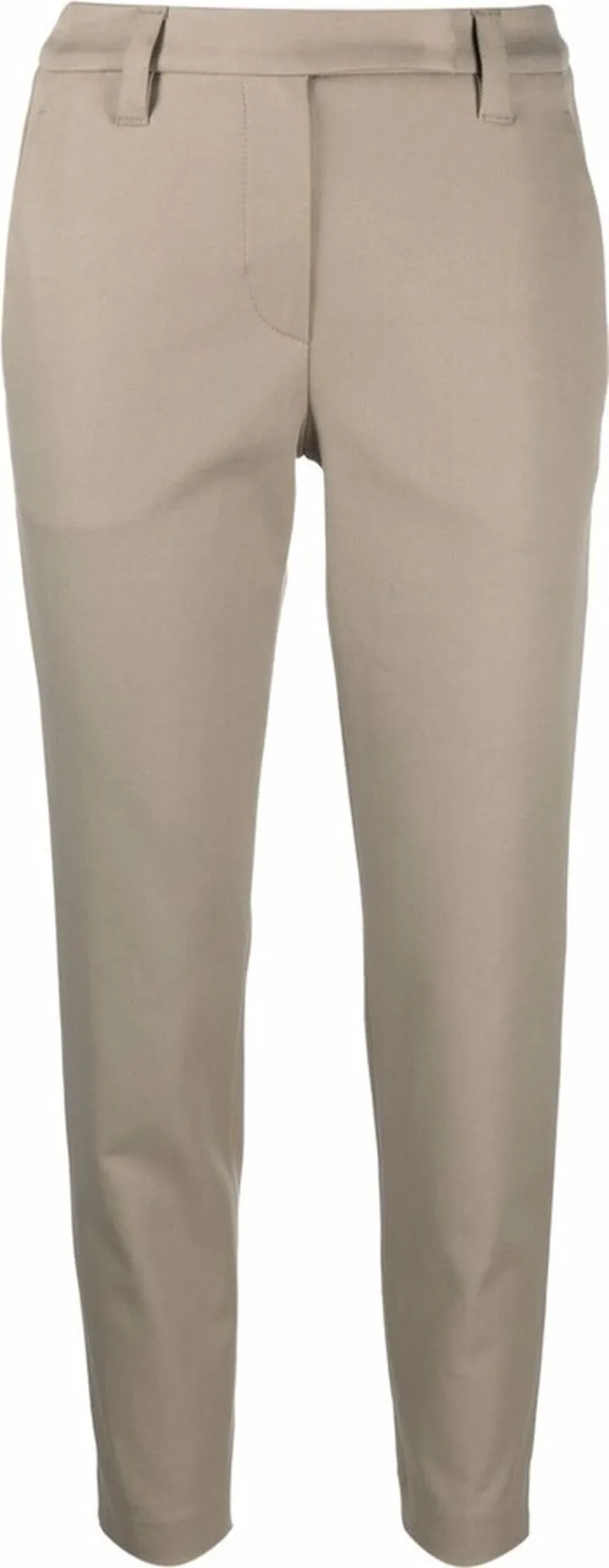 Elasticated-Waist Cropper Trousers