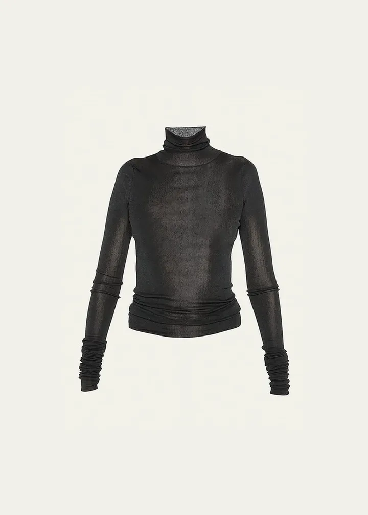 Benas Semi-Sheer Top