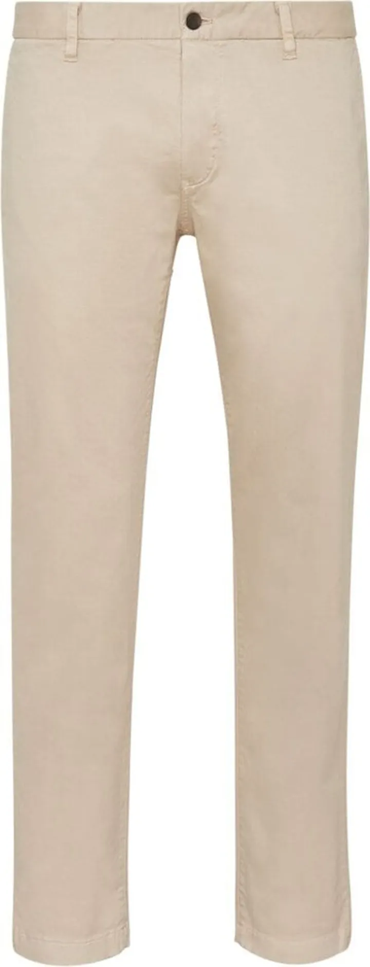 Hexagon-patch slim-fit chinos