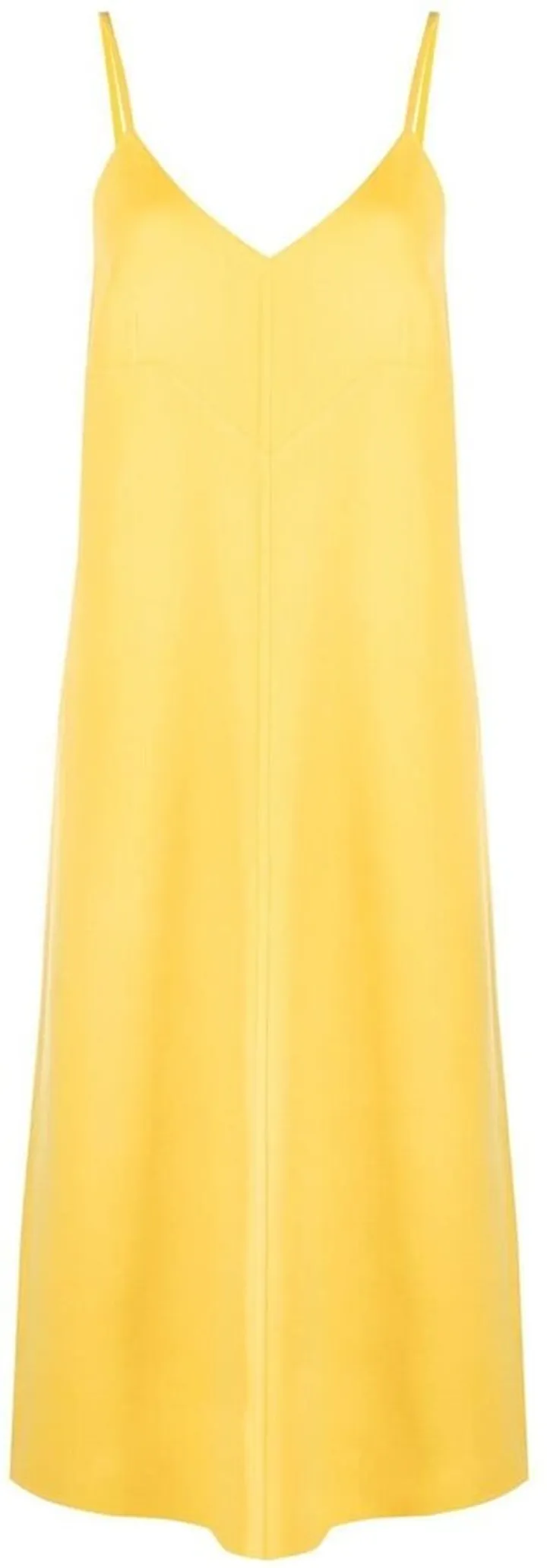 sleeveless V-neck dress