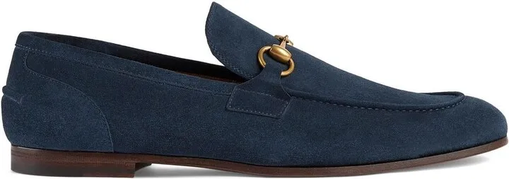 Jordaan Horsebit-detail suede loafers