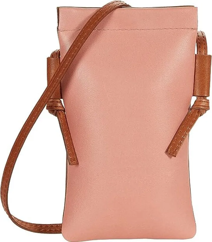 Madewell The Smartphone Crossbody Bag in Colorblock Leather (Weathered Olive Multi) Handbags