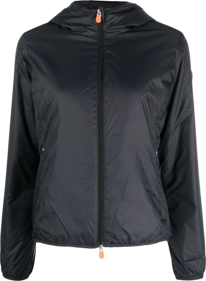 Logo Patch Hooded Jacket