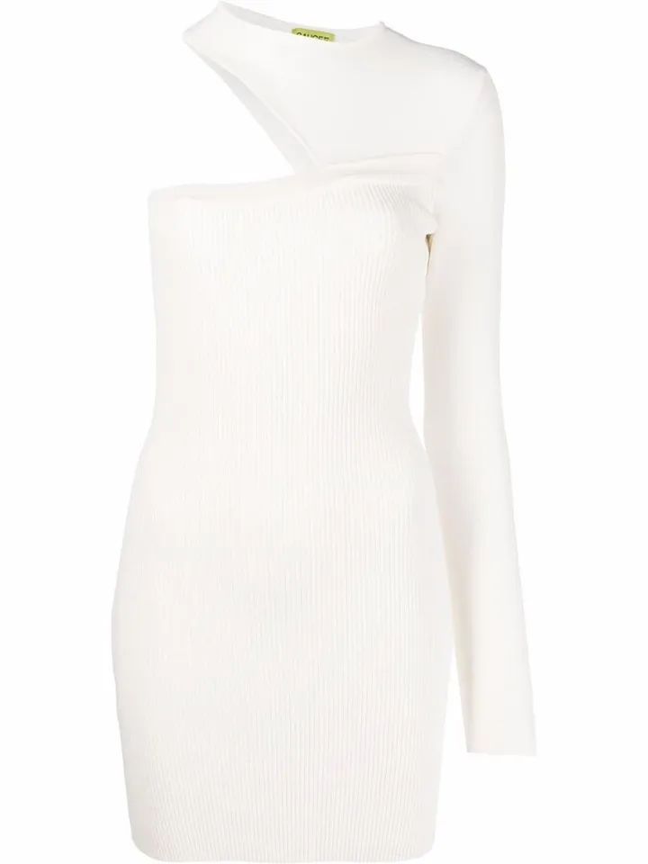 One-Shoulder Fitted Dress