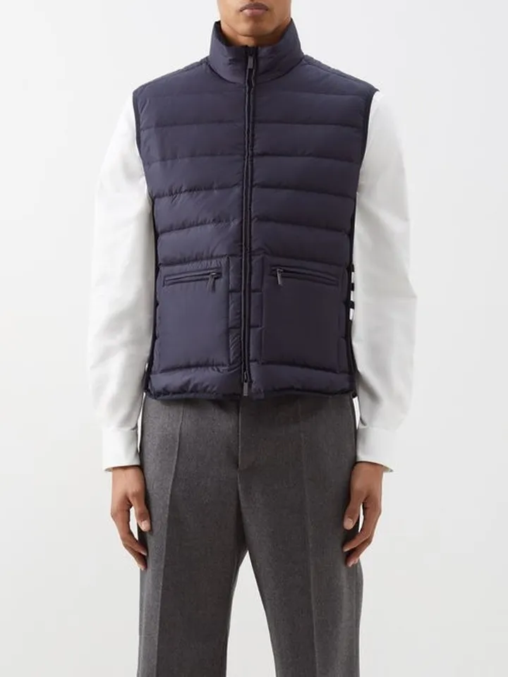 High-neck Down Gilet