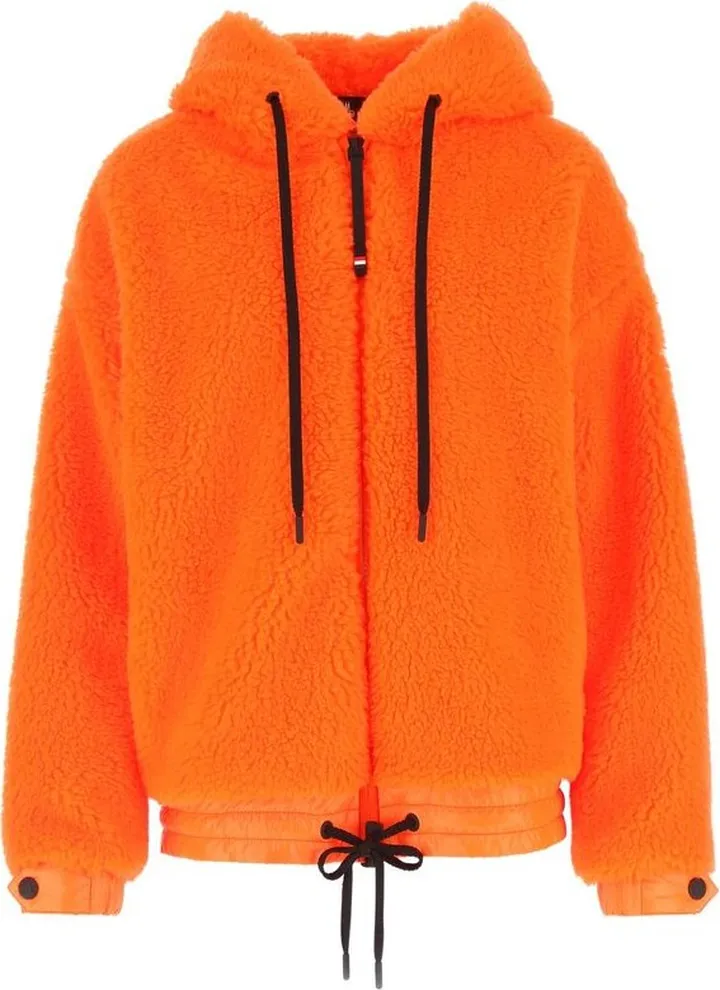 Moncler Grenoble Zip-Up Drawstring Long-Sleeved Jacket