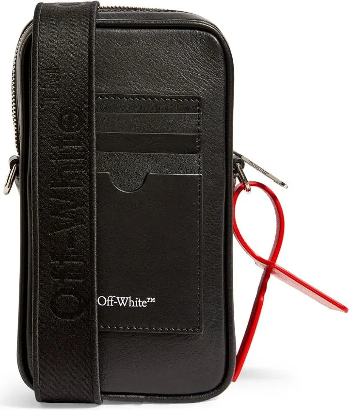 Off-White Leather Hard Core Cross-Body Bag