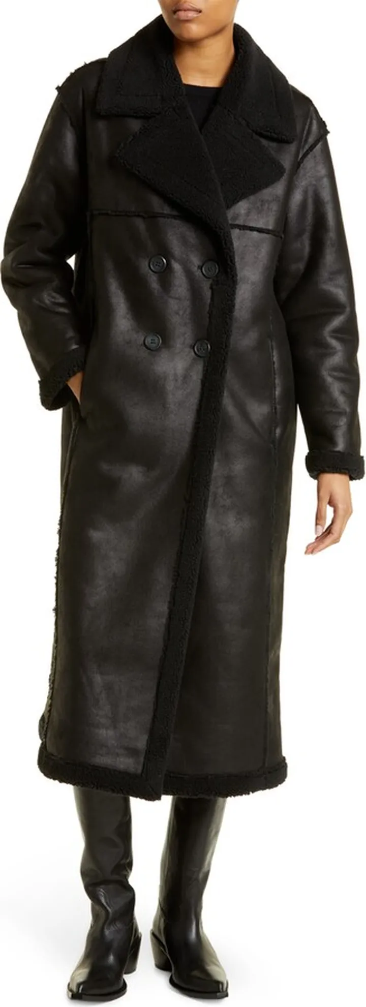 Jetz Faux Shearling Coat