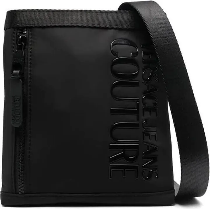 Versace Jeans Couture Iconic Logo Black Crossbody Bag