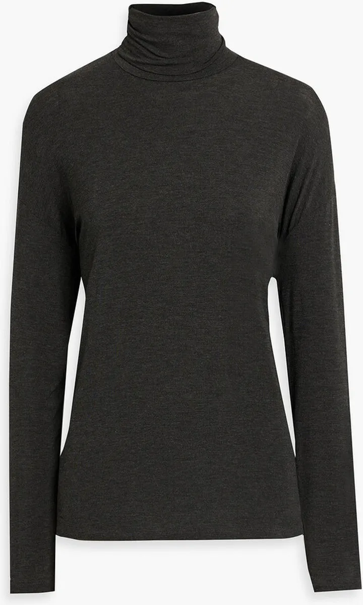 Jersey turtleneck top