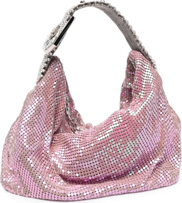 Crystal-Embellished Tote Bag
