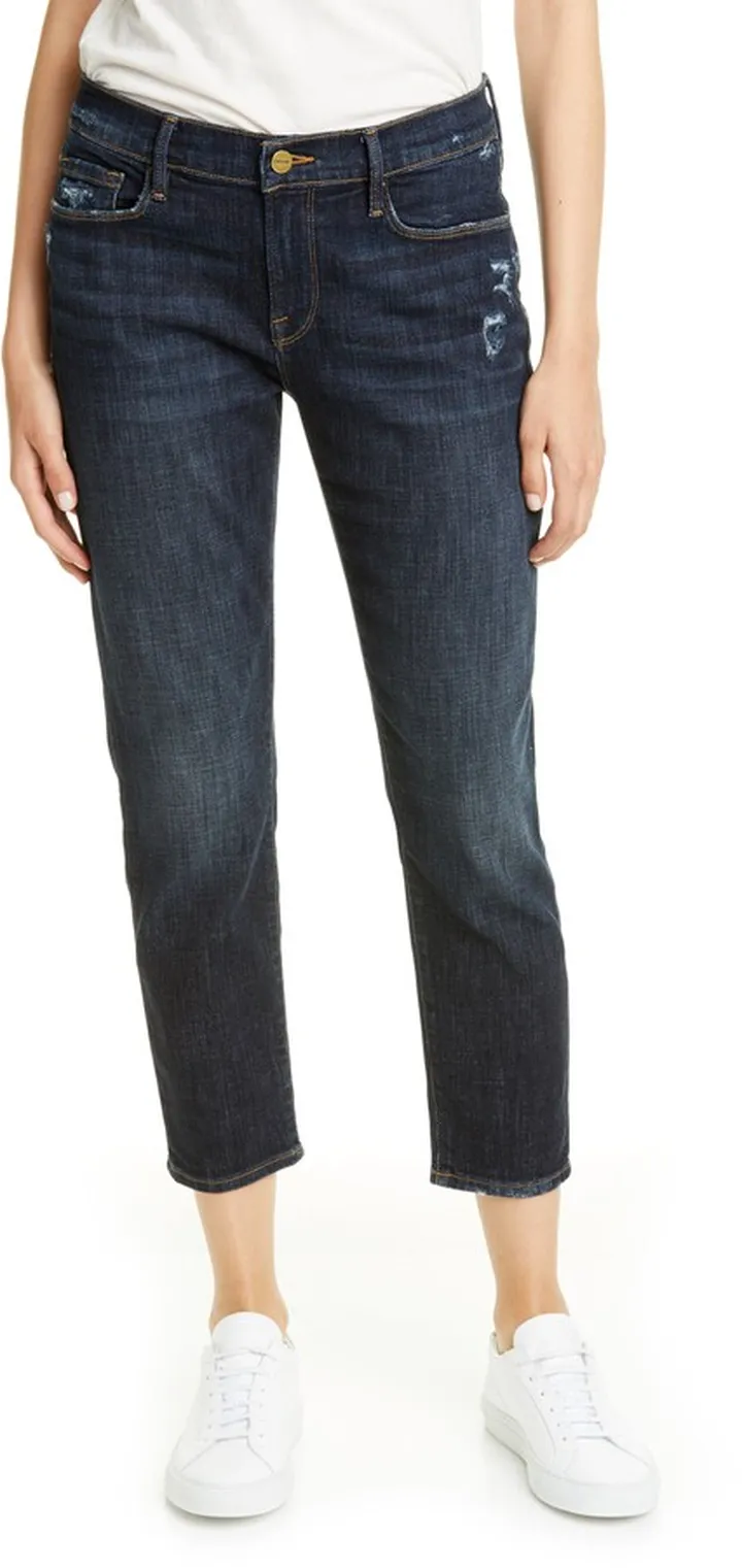 Le Garcon Crop Boyfriend Jeans