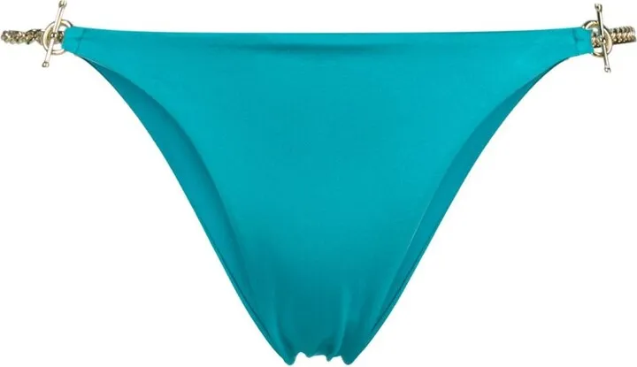 Blue Chain Link Detail Bikini Bottoms