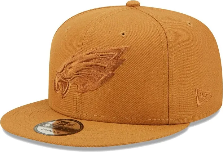Men's New Era Brown Philadelphia Eagles Color Pack 9Fifty Snapback Hat