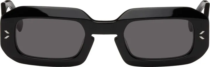 MCQ Black Rectangular Sunglasses