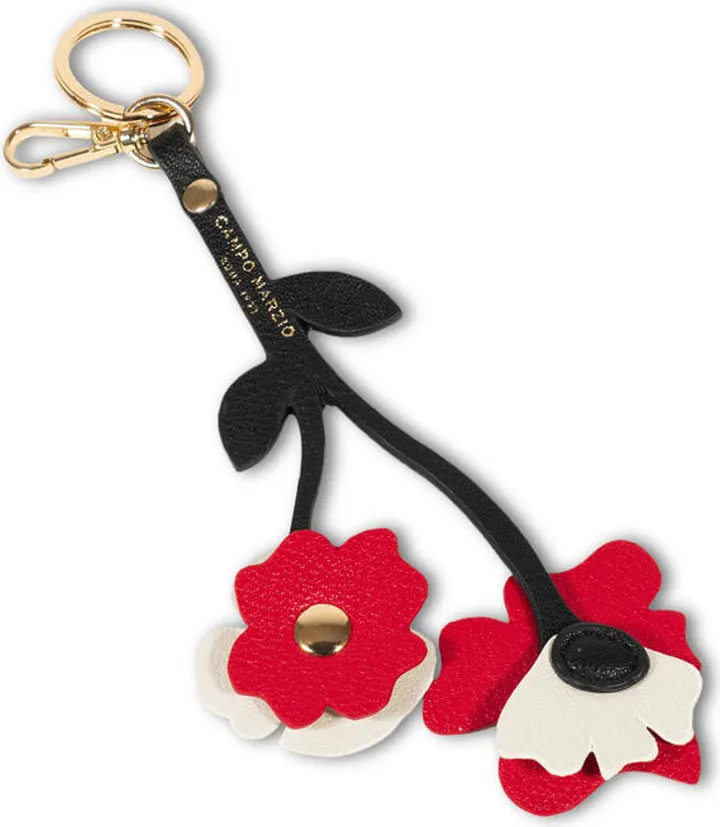 Campo Marzio - Campo Marzio Keyring Flowers - Cherry Red