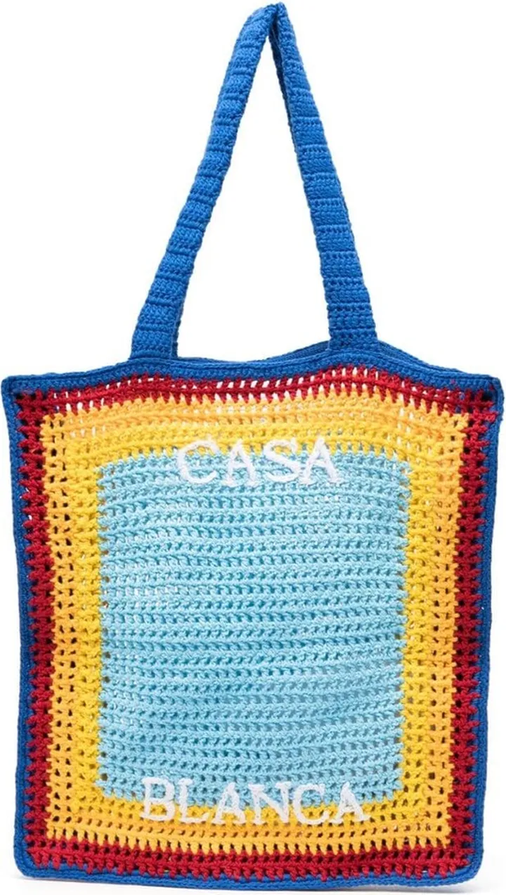 Atlantis crochet-knit tote bag
