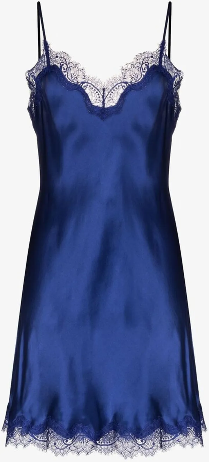 Scarlett Lace Trim Silk Nightdress