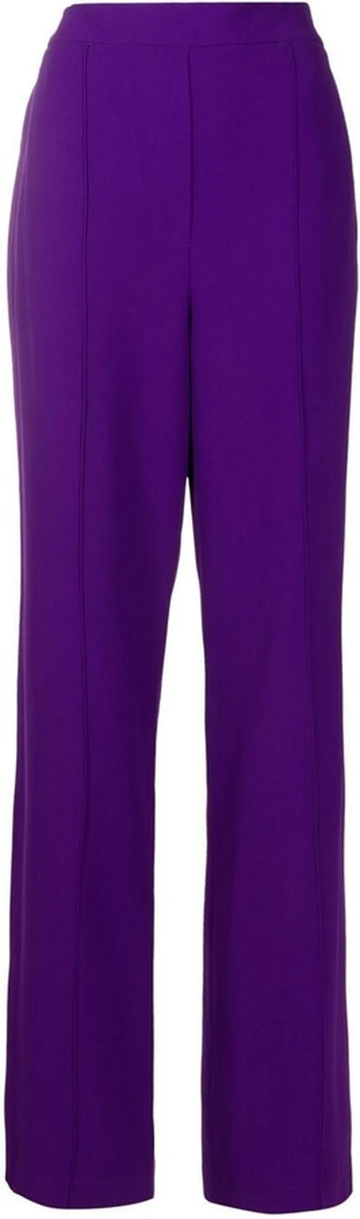 Bia crepe straight-leg trousers