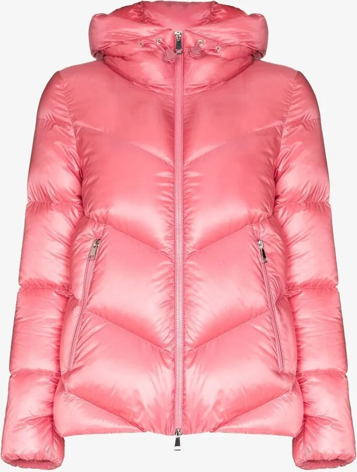 Pink Chambon Quilted Puffer Jacket