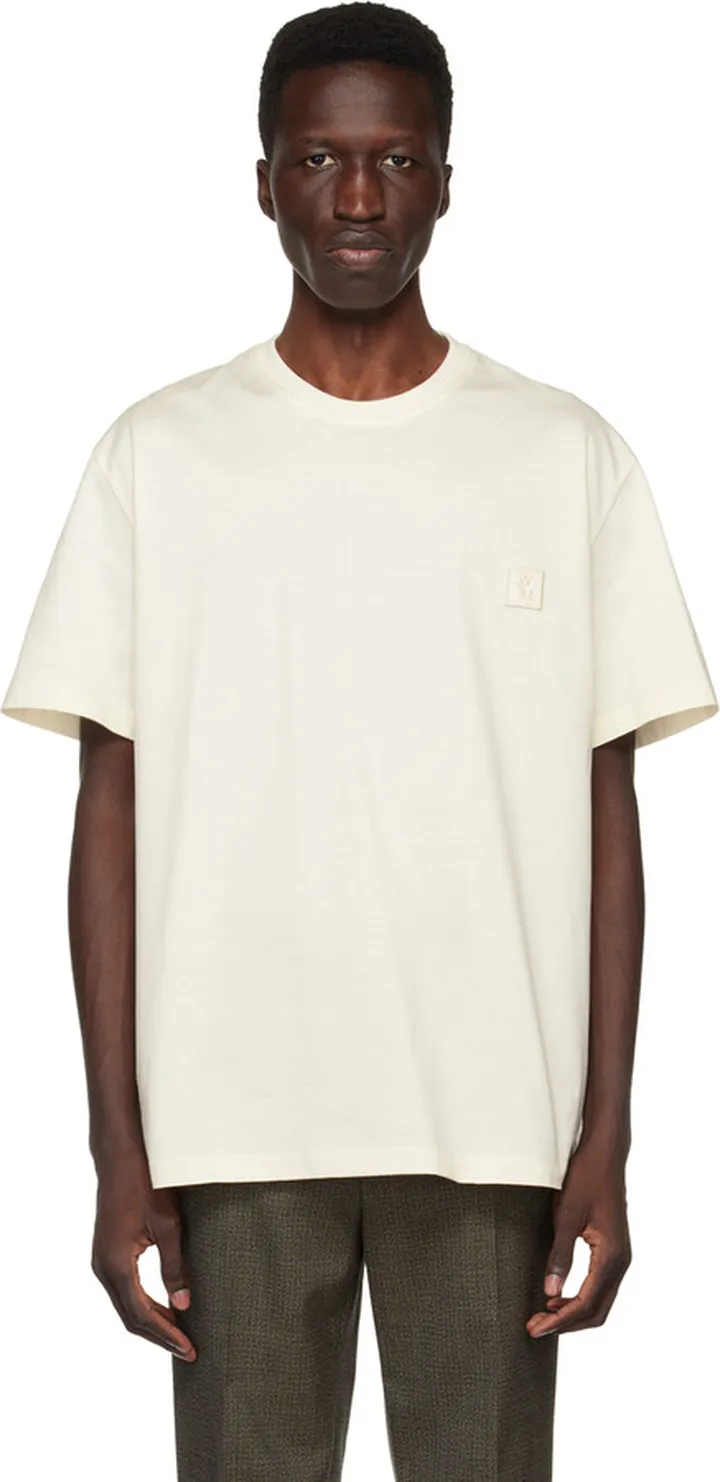 Wooyoungmi Off-White Fuzzy T-Shirt