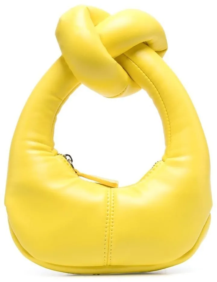 Knot-Detail Artificial-Leather Bag