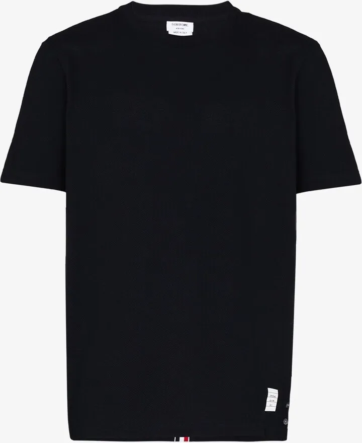 Rear Stripe Cotton T-Shirt