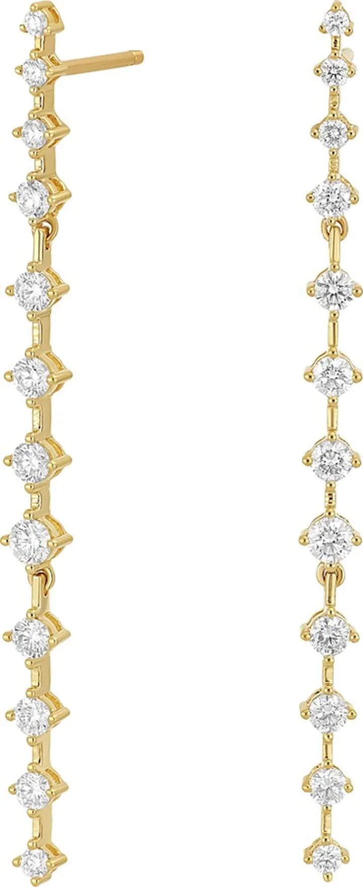 Solstice Diamond Drop Earrings