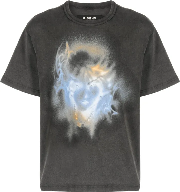 graphic-print cotton T-shirt