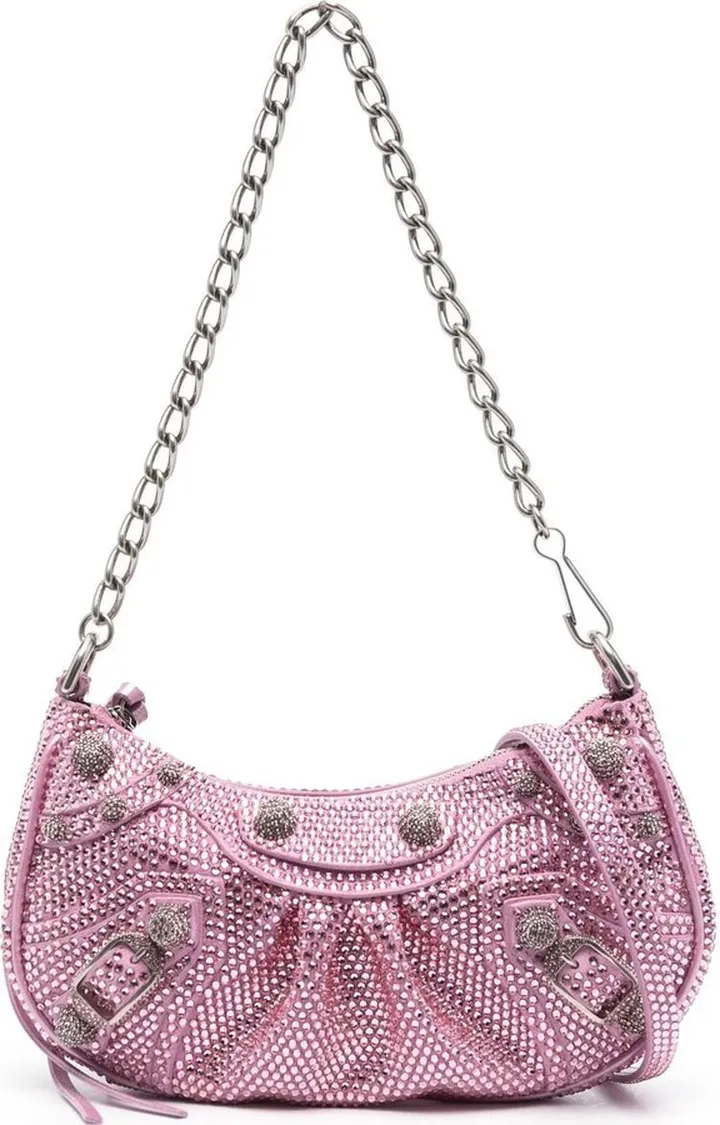 Le Cagole rhinestone-embellished shoulder bag