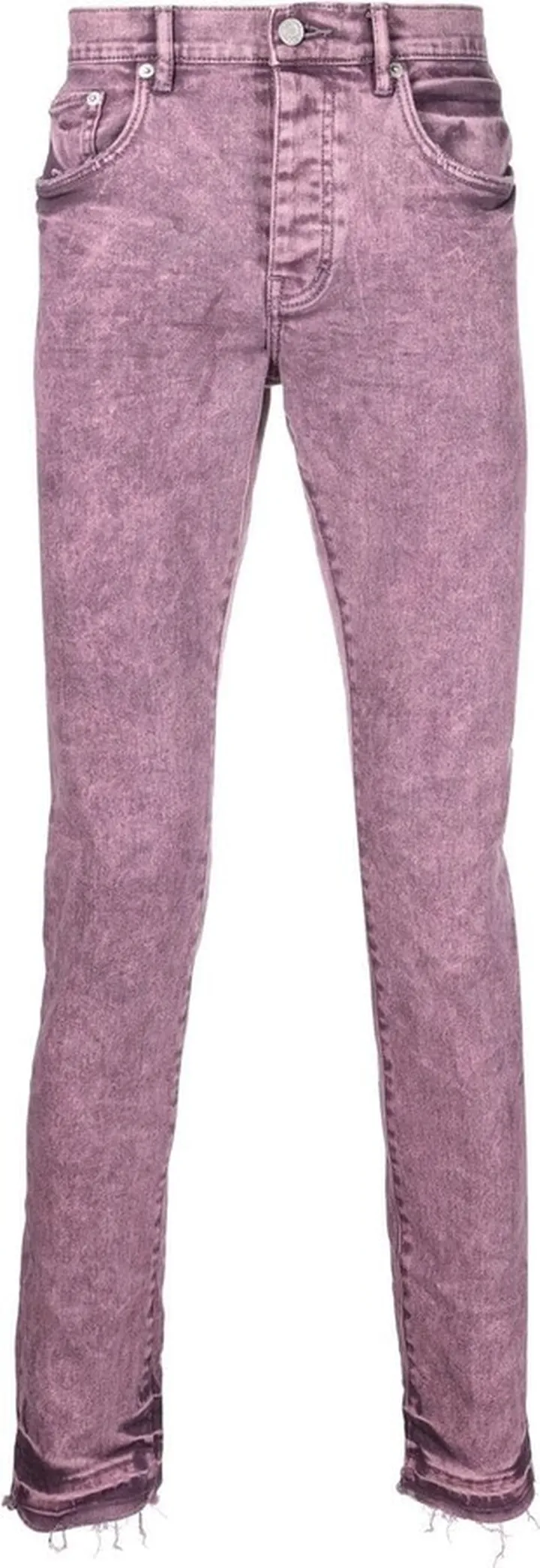 Bleach-Effect Skinny Jeans