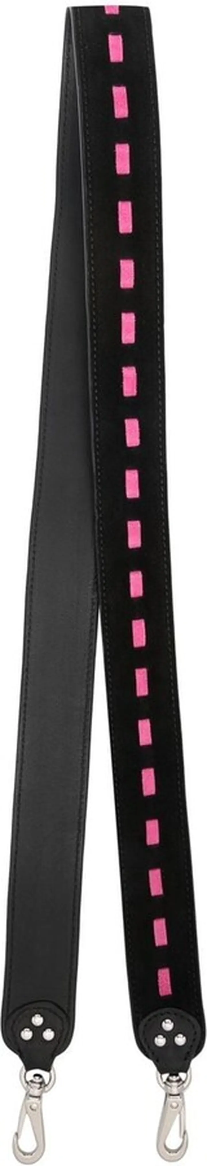 Sashiko contrasting-stitch bag strap