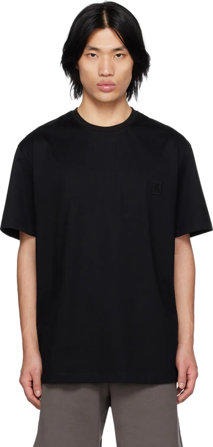 Wooyoungmi Black Printed T-Shirt