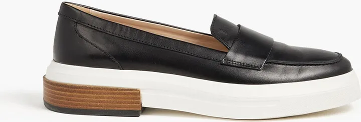 Leather loafers
