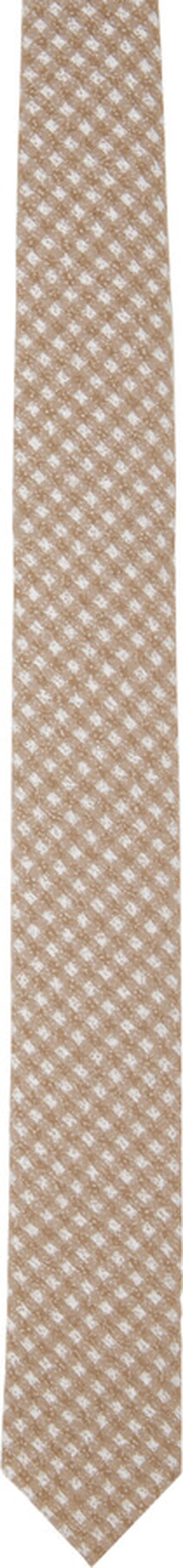 BOSS Beige Jacquard Tie