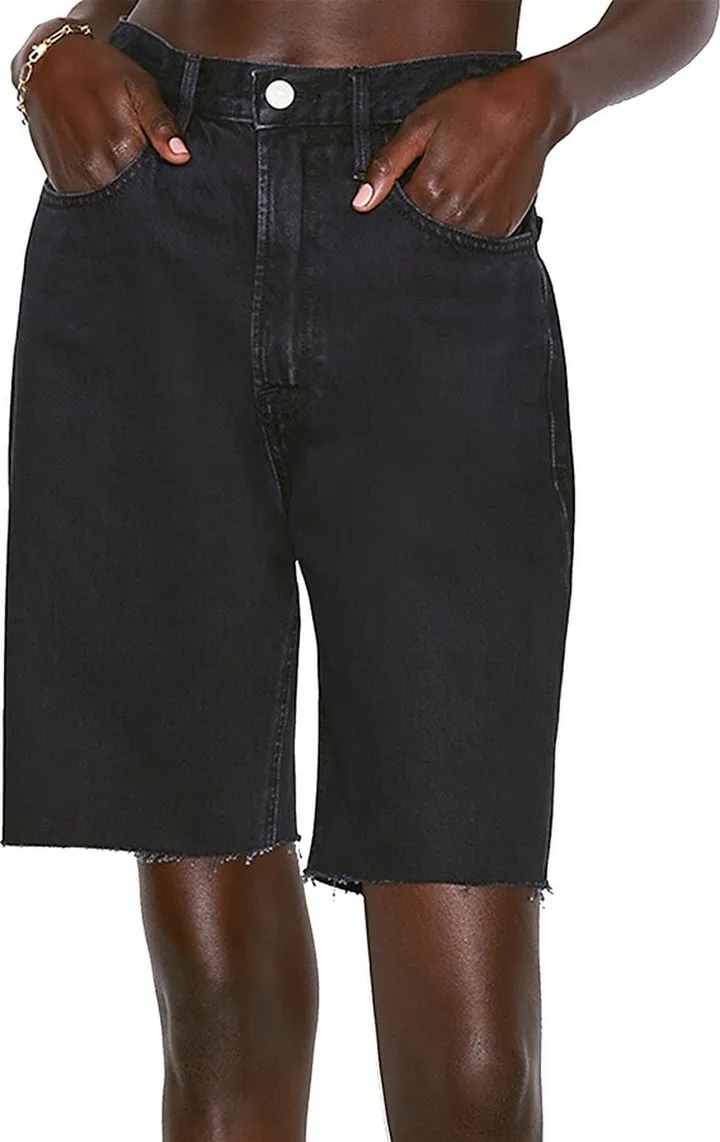 High Rise Bermuda Shorts