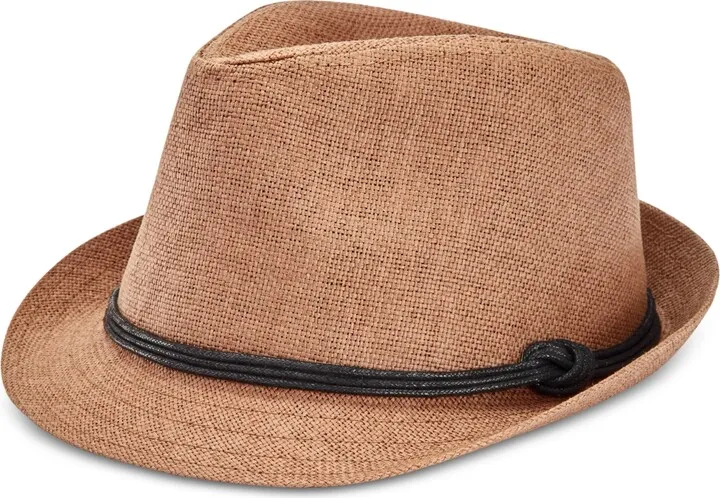 Levi's Men's Paper Straw Vintage-Inspired Fedora Hat
