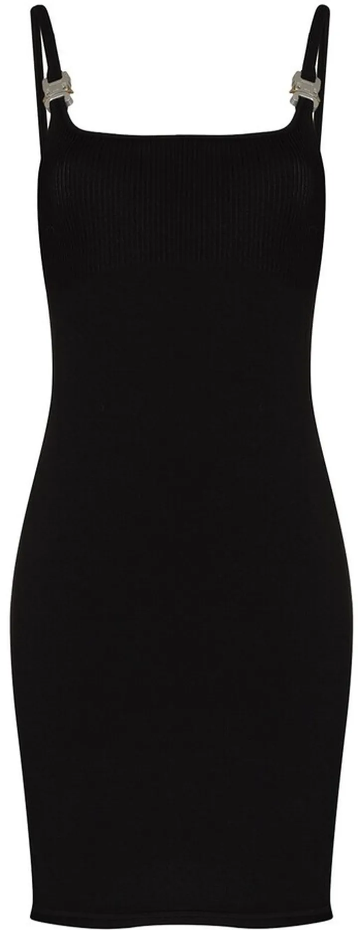 Disco ribbed mini dress
