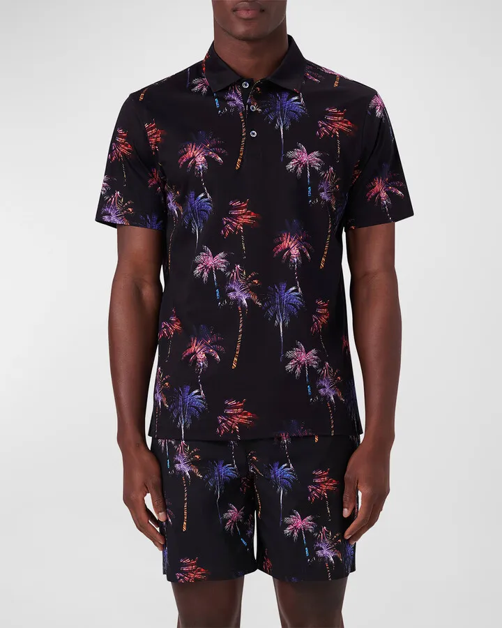 Men's Hendrix Printed Polo Shirt