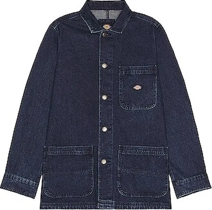 Dickies Denim Chore Coat in Blue