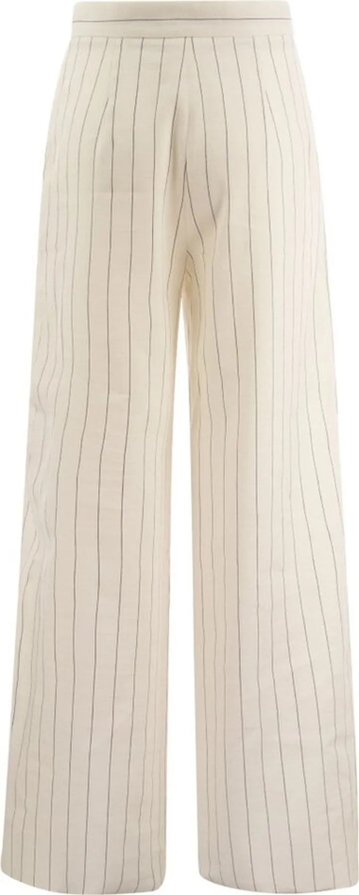 Max Mara Studio Straight-Fit Striped Trousers
