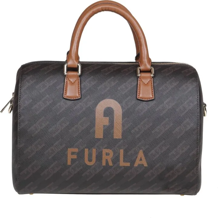Boston Bag In Monogram Print