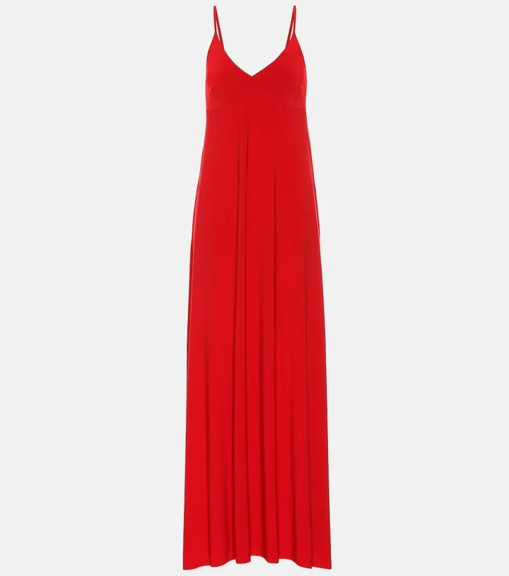 Jersey maxi dress