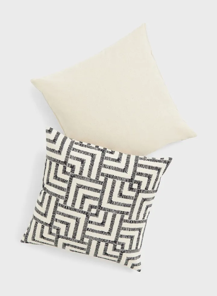 2-Pack Cotton Cushion Covers-50X50